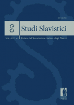 обложка журнала Studi Slavistici 2022 1